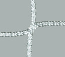 Huck Fußballtornetz knotenlos 7,5 x 2,5 m, Tiefe 80/150 cm, aus PP 4 mm, grün