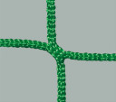 Huck Fußballtornetz knotenlos 7,5 x 2,5 m, Tiefe 80/150 cm, aus PP 4 mm, grün