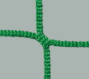 Huck Fußballtornetz knotenlos 7,5 x 2,5 m, Tiefe 200/200 cm, aus Polyester 4 mm, grün