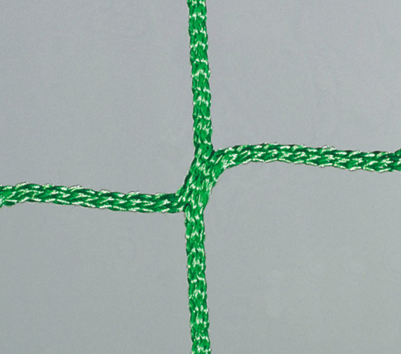 Huck Jugend-Fußballtornetz knotenlos 5,15 x 2,05 m, Tiefe 80/150 cm, aus PP 3 mm, grün