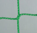 Huck Jugend-Fußballtornetz knotenlos 5,15 x 2,05 m, Tiefe 80/150 cm, aus PP 3 mm, grün