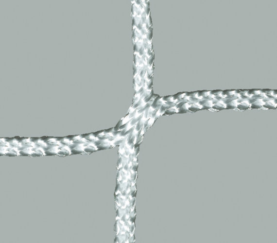 Huck Handballtornetz 3,1 x 2,1 m, Tiefe 80/100 cm, PP, 4 mm, weiß
