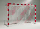 Huck Handballtornetz 3,1 x 2,1 m, Tiefe 80/100 cm, PP, 4 mm, 2-farbig blau/weiß
