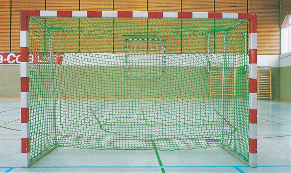 Huck Handballtornetz und Hallenhockeytornetz 3,1 x 2,1 m, Tiefe 80/100 cm, MW 4,5 cm