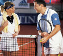 Huck Tennisnetz aus Polypropylen knotenlos 3 mm