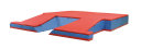 Stabhochsprunganlage Exklusiv (mit Doppelhohlkammer-System und Wende-Schleißmatte) IAAF, 800x600x80 cm