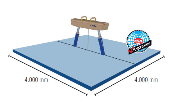 Bänfer Pauschenpferd-Mattensatz, 10 cm stark, 16 qm