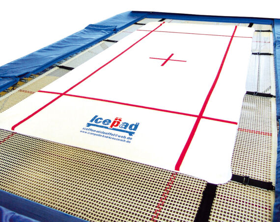 Trampolinschiebematte ICEPAD, 330x160x3 cm