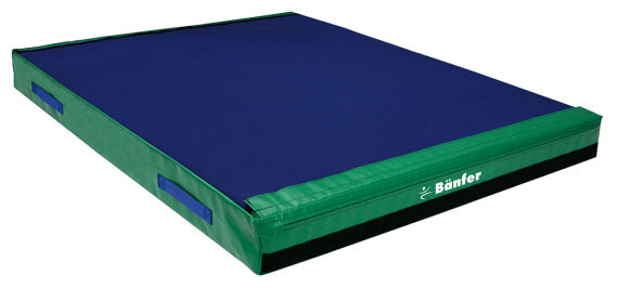 Trampolinschiebematte Soft, grün, 150x120x14 cm