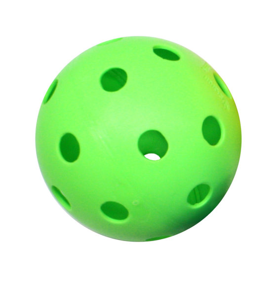 Floorball-Wettspielball Classic, neon grün