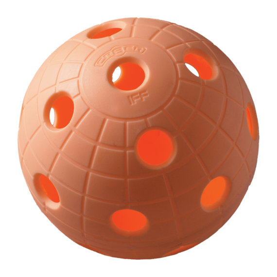 Floorball-Wettspielball Crater, WFC orange
