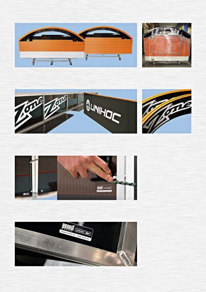 Floorball-Bande Premium + Transportwagen IFF