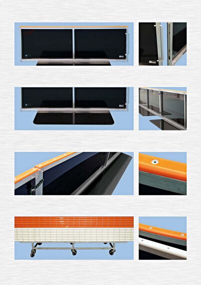 Floorball-Bande Premium + Transportwagen IFF