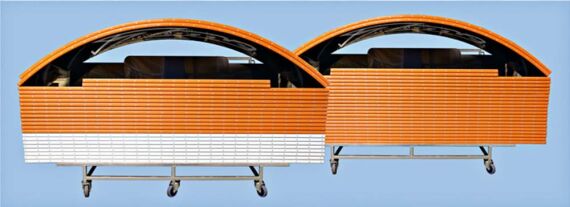 Floorball-Bande Premium + Transportwagen IFF