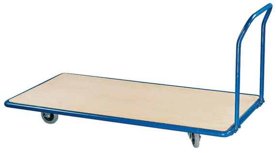 Mattenwagen Heavy mit Holzplatte, 200 x 100 cm