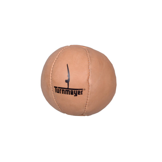 Medizinball aus Leder, Turnmeyer Classic, 600 g, Ø ca. 16 cm