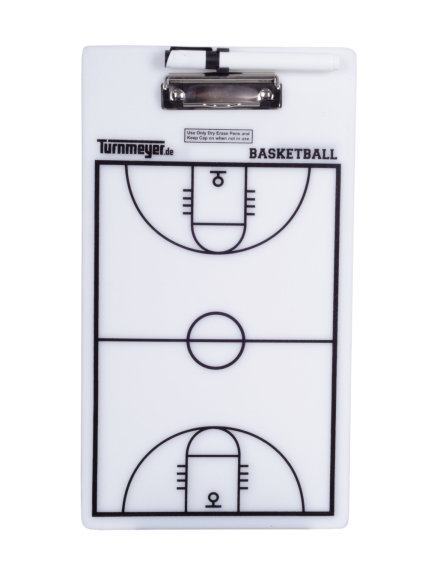 Taktik Clipboard mit Stift, Basketball