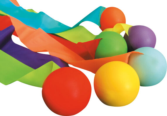 Schweifbälle 7 cm Ø, 6er-Set