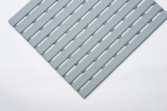 EHA® ManuPlast Baderost rutschhemmend, 60 cm breit, grau