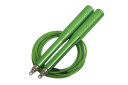 Springseil, Speed Rope Pro mit Stahlseil+PVC-ummantelt, 300 cm verstellbar, Alu-Griffe, 220 g