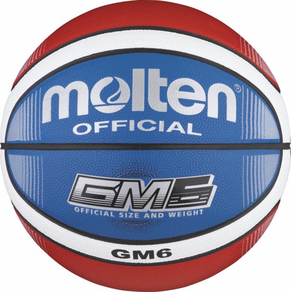 Molten Basketball BGMX6-C, Blau/Rot/Weiß,...