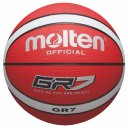 Molten Basketball BGR7-RW, Rot/Weiß, Größe 7