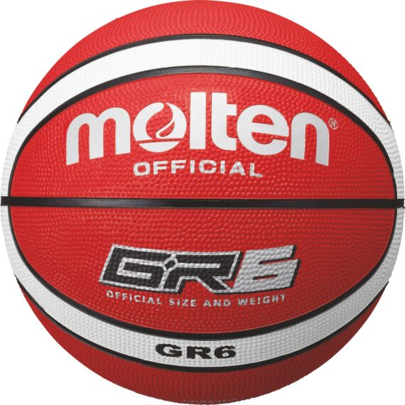 Molten Basketball BGR6-RW, Rot/Weiß,...