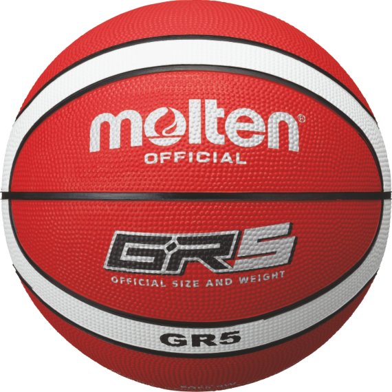 Molten Basketball BGR5-RW, Rot/Weiß,...