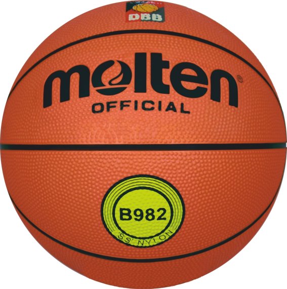Molten Basketball B982, Orange, Größe 7