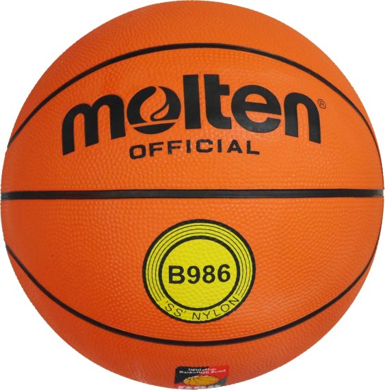 Molten Basketball B986, Orange, Größe 6