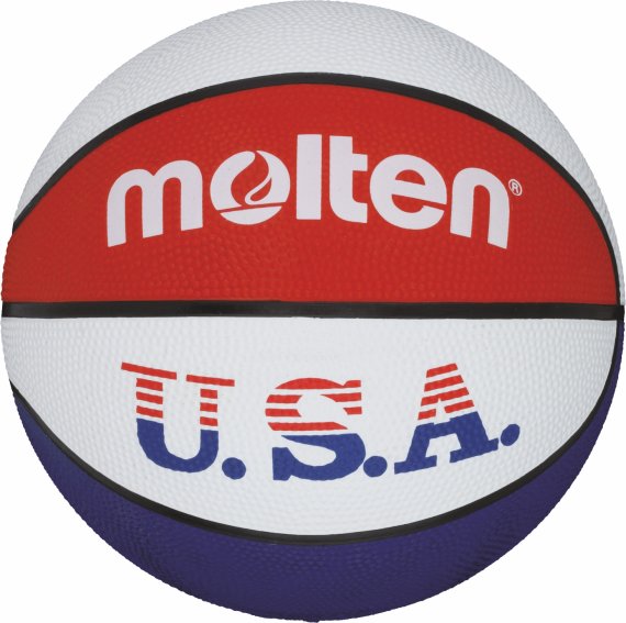 Molten Basketball BC7R-USA, Weiß/Blau/Rot,...