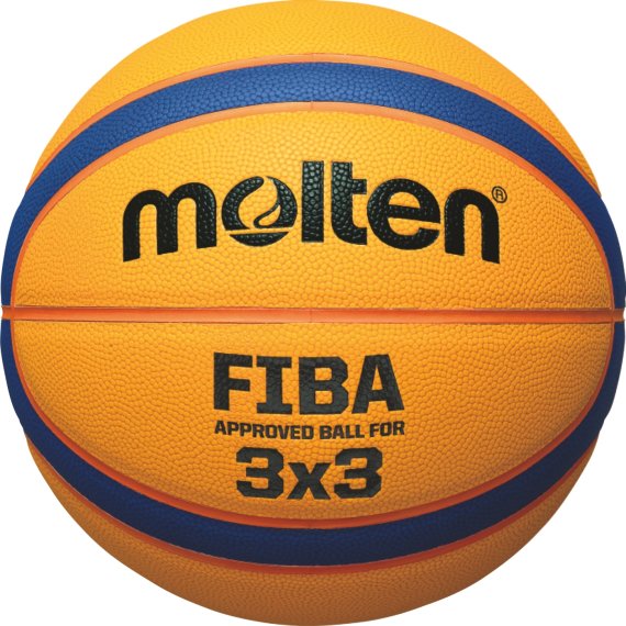 Molten Basketball B33T5000, Gelb/Blau/Orange, Größe 6