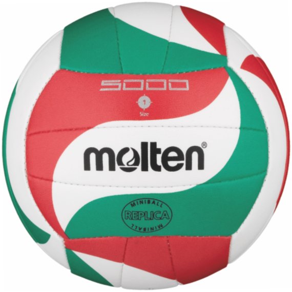 Molten Volleyball (Mini) V1M300, Weiß/Grün/Rot, 135g, Ø150 mm