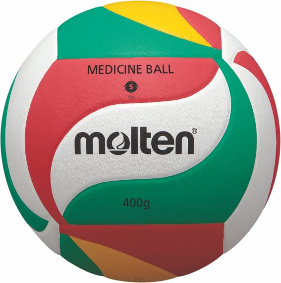 Molten Volleyball V5M9000-M, Weiß/Grün/Rot/Gelb, Größe 5