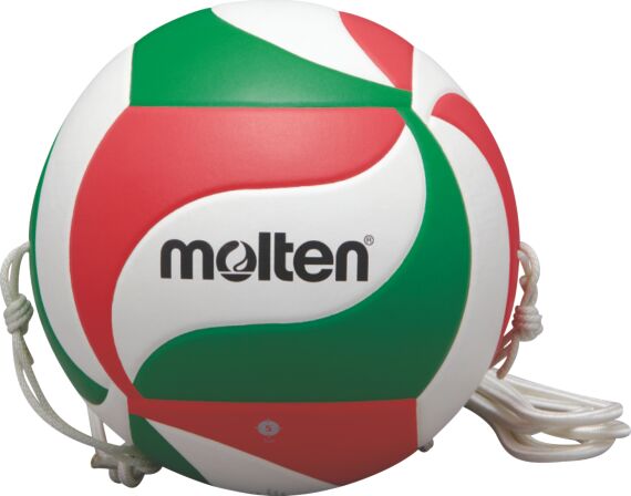 Molten Volleyball V5M9000-T, Weiß/Grün/Rot, Größe 5
