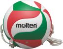 Molten Volleyball V5M9000-T, Weiß/Grün/Rot, Größe 5