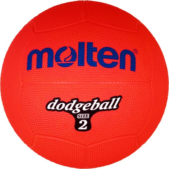 Molten Dodgeball / Völkerball, Gummi DB2-R, Rot,...