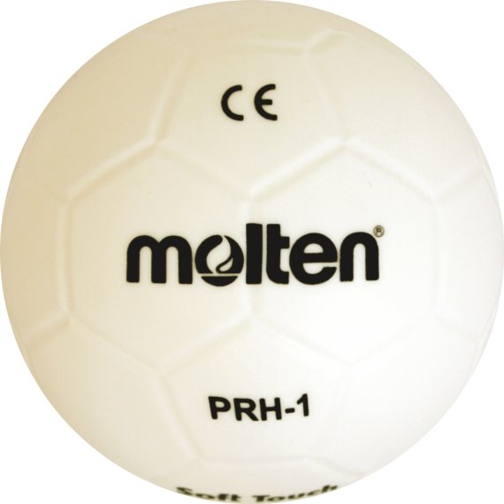 Molten Softball, Handballoptik, Gummi PRH-1, Weiß , 150g, Ø 145 mm