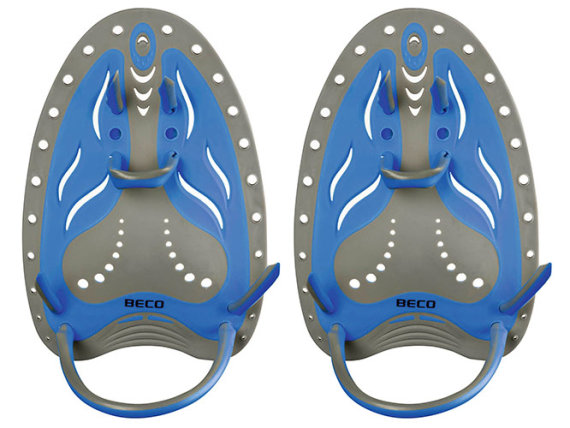 Beco Handpaddles Flex, Größe: M, blau