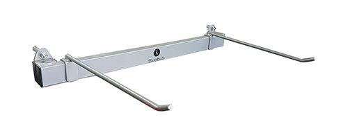 Wandaufhängung 67x41x5cm für Gymnastikmatten mit Ösen, Ösenweite verstellbar