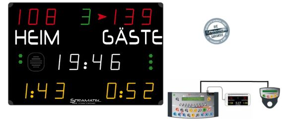 Stramatel Anzeigetafel Indoor Multisport Compact 452 MS...