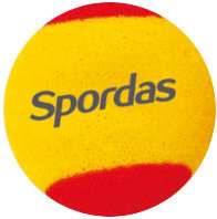 Spordas Schaumstoff-Tennisbälle, 6er-Set