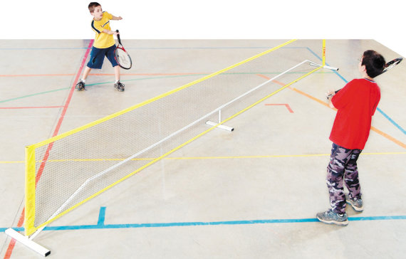 Spordas Kwiknet-Set Tennisnetz / Badmintonnetz