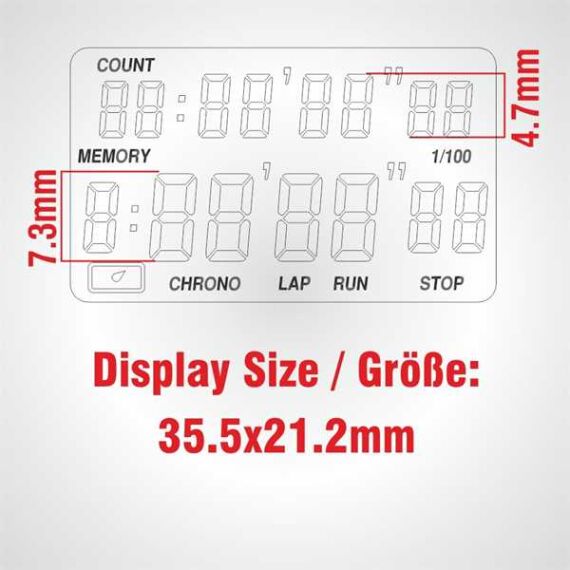 DIGI Stoppuhr Profi PC-73 (50 Memory)