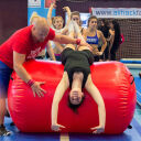 AirTrack Factory, AirRoll, Ø 90 x 120 cm, rot