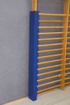 Schutzpolstersatz für Sprossenwand, starr, 205 cm lang, blau