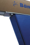 Bänfer Schutzpolster für Schwebebalken-Standfußsäule, 100 x 630 x 1,5 cm, blau