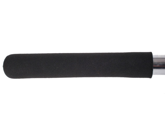 Griffüberzug aus genarbtem Vinyl für Fitnessgeräte, 21,5 cm lang, Ø 30 mm
