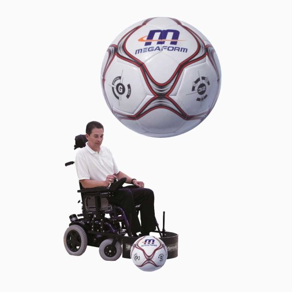 Megaform Rollstuhl Fußball, Ø 33 cm, Indoor...