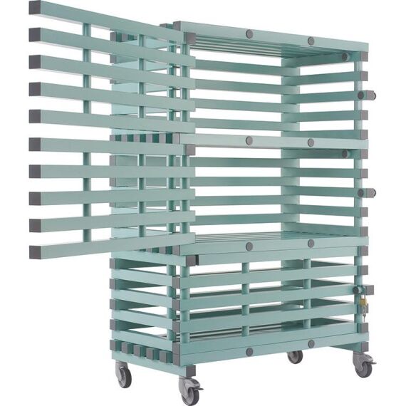 Materialwagen abschließbar (BxTxH) 120 x 60 x 175 cm